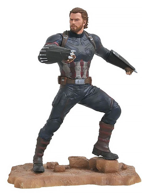 Diamond Marvel Avengers Gallery: Infinity War Captain America Statue 3 Diamond Marvel Avengers Gallery: Infinity War Captain America Statue