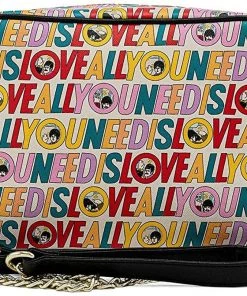 Loungefly The Beatles All You Need Is Love Music Band Crossbody Bag Purse 8 Loungefly The Beatles All You Need Is Love Music Band Crossbody Bag Purse