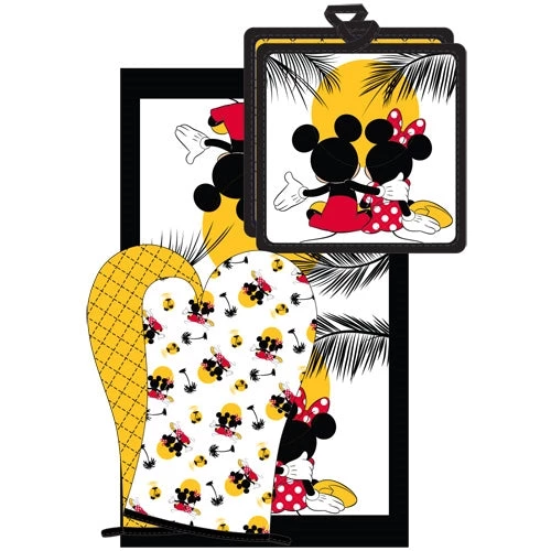 Jerry Leigh Disney Kitchen Towel Set Mickey Minnie Sunset 3 Jerry Leigh Disney Kitchen Towel Set Mickey Minnie Sunset