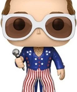 Funko Pop Rocks: Elton John - Red White Blue Collectoble Figure