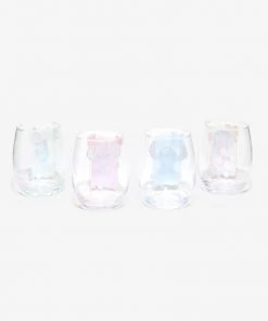 Silver Buffalo Disney Lilo & Stitch Stemless Wine Glass Set