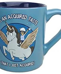 Silver Buffalo Bob's Burgers Tina Unicorn Acquired Taste 14oz Ceramic Mug
