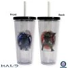 JUST FUNKY Video Games Halo OFFICIAL Master Chief & Spartan PREMIUM Tumbler