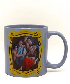 Silver Buffalo Friends Group In Frame 20oz. Ceramic Mug