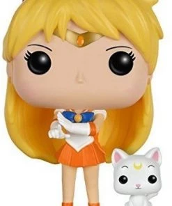 Funko POP Anime: Sailor Moon - Sailor Venus With Artemis Action Figure Funko Pops!