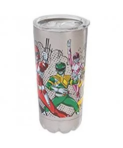 Vandor TV Series Power Rangers Stainless Steel Vacuum 20oz. Travel Tumbler