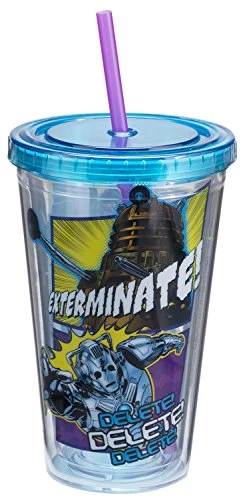 Vandor Doctor Who 18oz. Acrylic Straw Cup TV Series