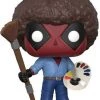 Funko Pop Marvel: Deadpool Playtime-Bob Ross Collectible Figure Funko Pops!