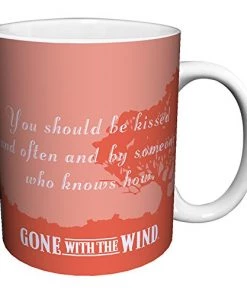 Culturenik Gone With The Wind Be Kissed Quote 11oz. Mug