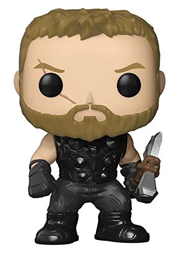 Funko Pop Marvel: Avengers Infinity War-Thor Collectible Figure, Multicolor 3 Funko Pop Marvel: Avengers Infinity War-Thor Collectible Figure, Multicolor