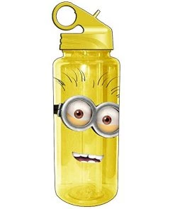 Silver Buffalo Despicable Me Two Eyed Minion 20oz. Water Bottle