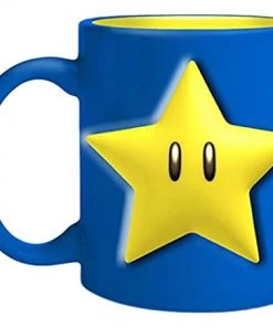 Video Games JUST FUNKY Mario Stars And Mushrooms Coffee Mug