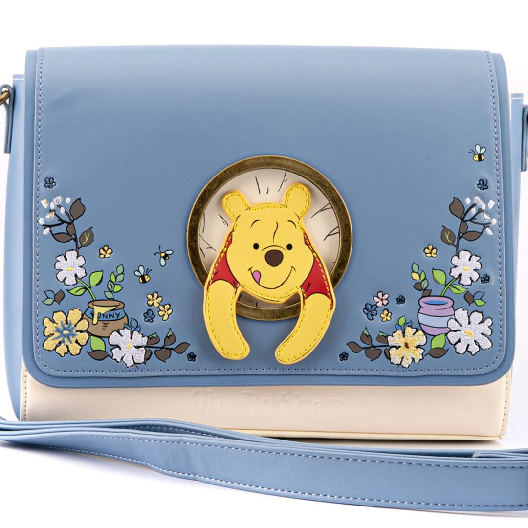 Loungefly Winnie The Pooh 95th Anniversary Celebration Peek-a-Pooh Crossbody Purse 4 Loungefly Winnie The Pooh 95th Anniversary Celebration Peek-a-Pooh Crossbody Purse