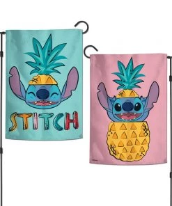 Wincraft Disney- Lilo & Stitch - Stitch Garden Flags 2 Sided 12.5" X 18"