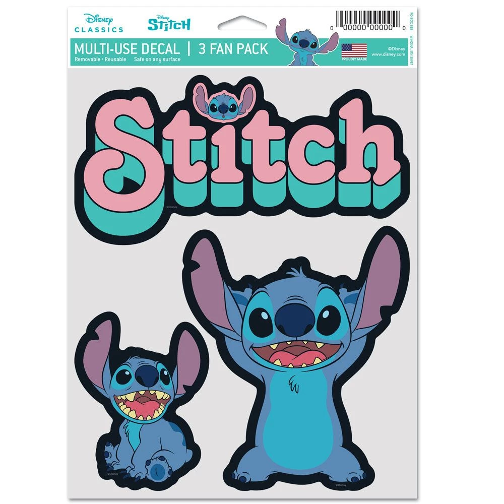 Wincraft Disney Lilo & Stitch - Stitch Multi Use 3 Fan Pack 3 Wincraft Disney Lilo & Stitch - Stitch Multi Use 3 Fan Pack