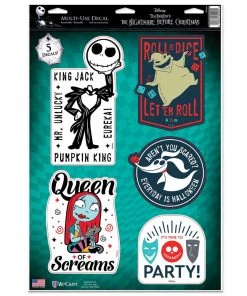 Wincraft Disney The Nightmare Before Christmas Multi-Use Decal 11" X 17"