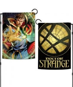 Wincraft Marvel 2021 DR. Strange Marvel Garden Flags 2 Sided 2.5" X 18"