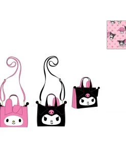 Loungefly Sanrio My Melody And Kuromi Double-Sided Crossbody Purse 11 Loungefly Sanrio My Melody And Kuromi Double-Sided Crossbody Purse
