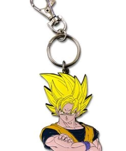 Great Eastern Entertainment Dragon Ball SS Goku Torso Anime Metal Keychain