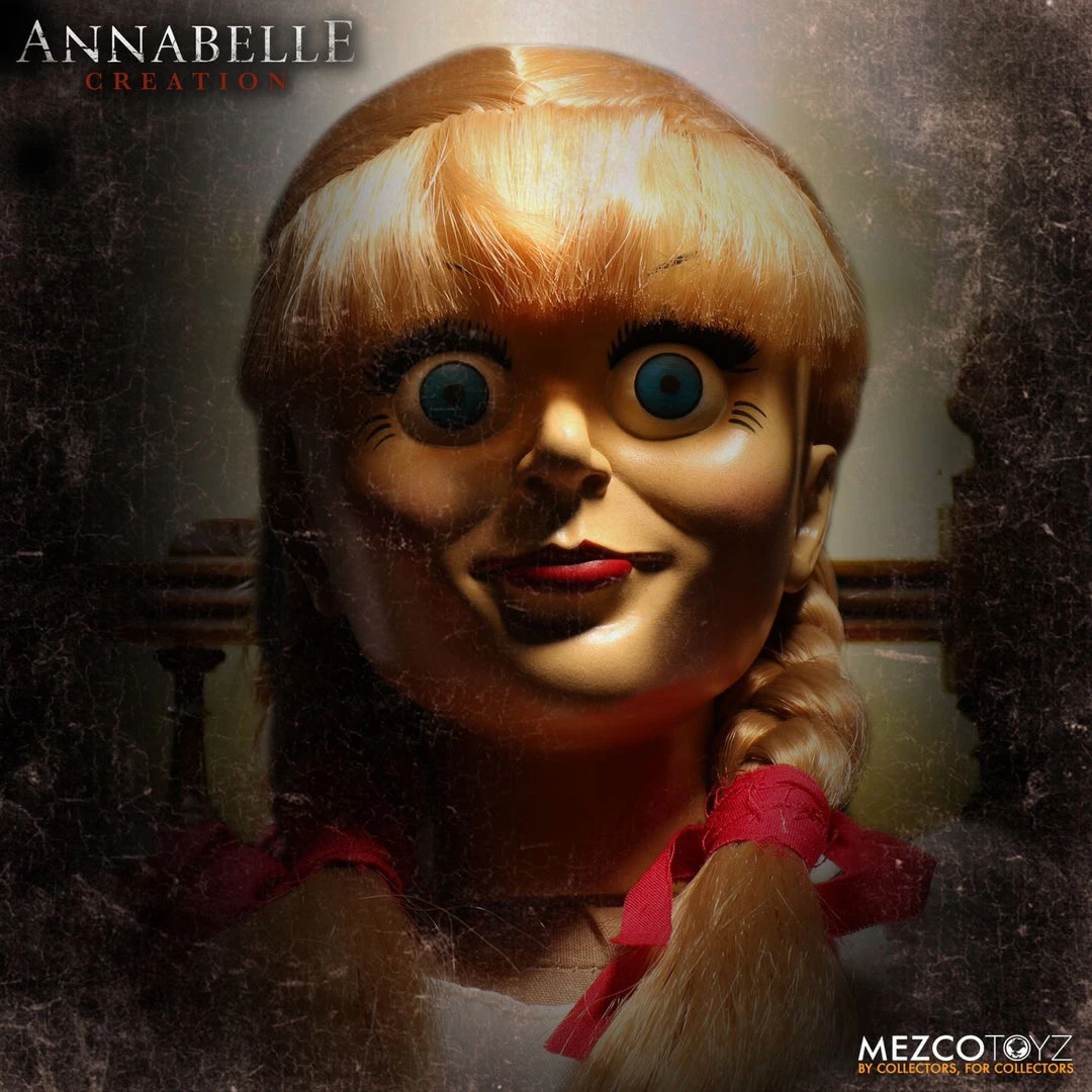 Mezco The Conjuring Creation Scaled Prop Replica Annabelle 18-Inch Doll 4 Mezco The Conjuring Creation Scaled Prop Replica Annabelle 18-Inch Doll