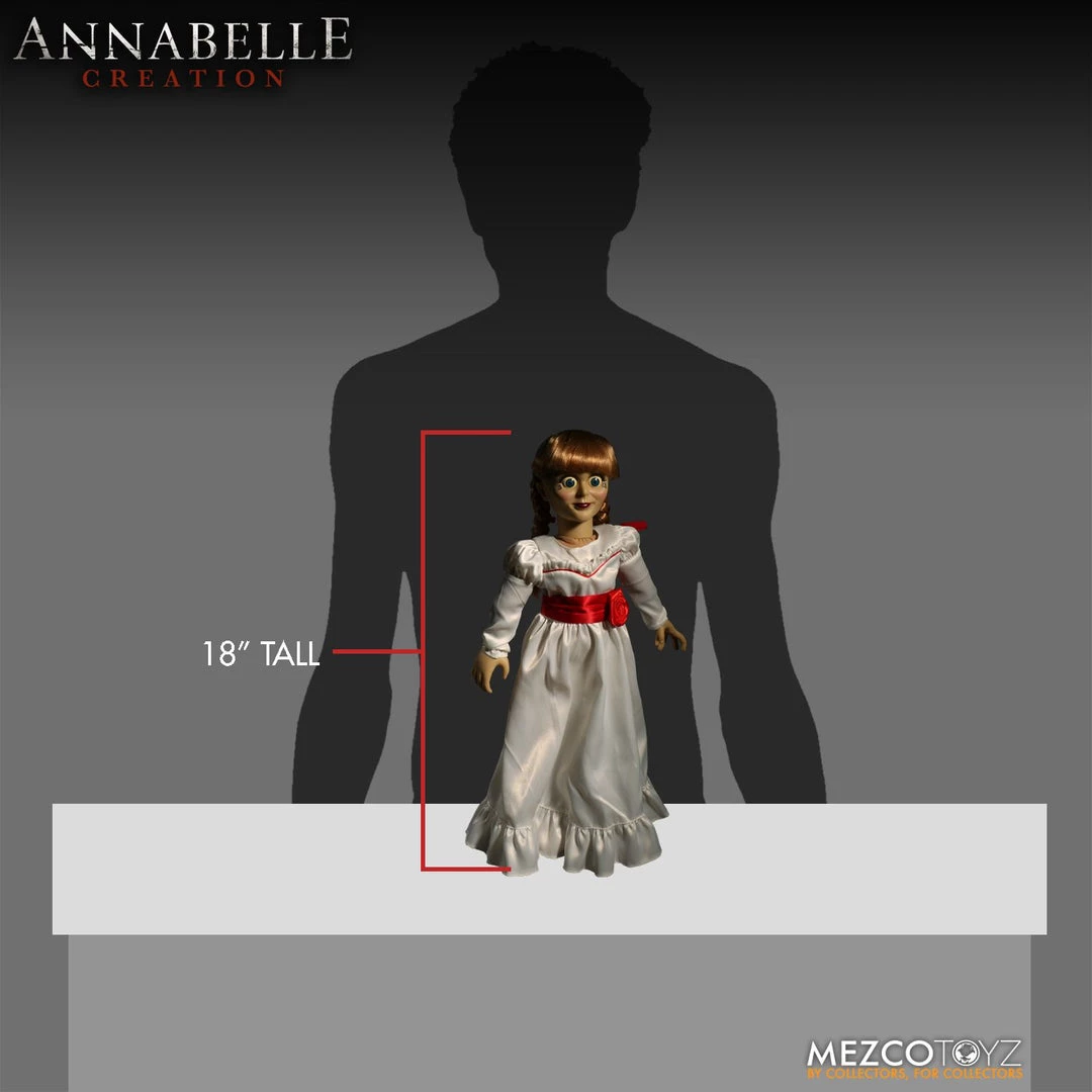 Mezco The Conjuring Creation Scaled Prop Replica Annabelle 18-Inch Doll 6 Mezco The Conjuring Creation Scaled Prop Replica Annabelle 18-Inch Doll