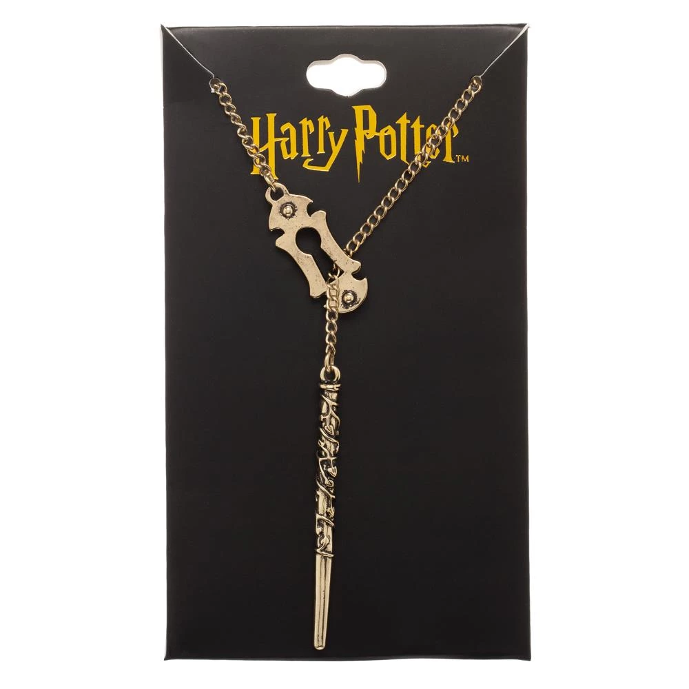 Bioworld Harry Potter Alohomora Lariat Charm Necklace 3 Bioworld Harry Potter Alohomora Lariat Charm Necklace
