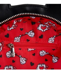 Loungefly Mickey And Minnie Mouse Love Reversible Crossbody Bag