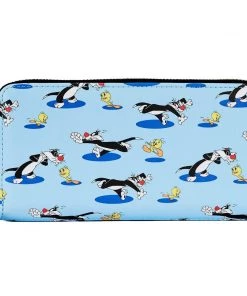 Loungefly Looney Tunes Tweety And Sylvester Zip-Around Wallet