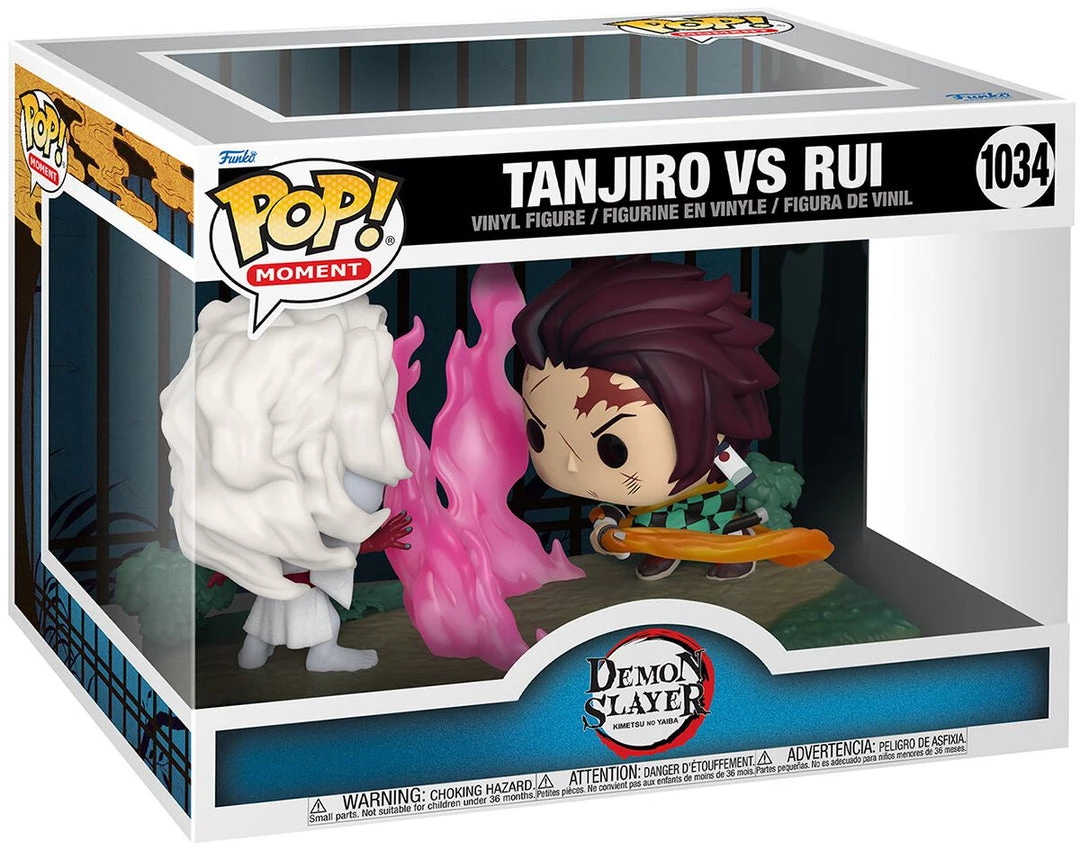 Funko POP Moment: Demon Slayer- Tanjiro Vs. Rui Vinyl Figure Funko Pops! 5 Funko POP Moment: Demon Slayer- Tanjiro Vs. Rui Vinyl Figure Funko Pops!