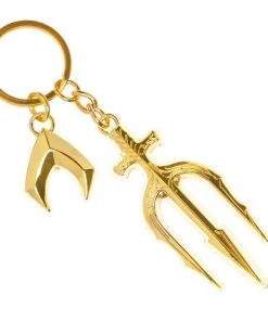 Bioworld Justice League DC Comics Aquaman Trident Keychain