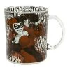 Silver Buffalo Harley Quinn Split Bat Logo Glass Coffee 17.5oz Mug DC Comics