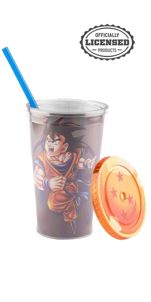 JUST FUNKY Anime Dragon Ball Z Son-Goku Tumbler Travel Cup, 16oz 4 JUST FUNKY Anime Dragon Ball Z Son-Goku Tumbler Travel Cup, 16oz
