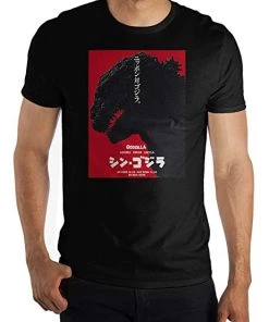 Bioworld Shin Godzilla Kanji Poster Black T-shirt Movies