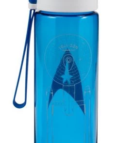 Vandor Star Trek 24 Ounce Tritan Sport Bottle, Blue