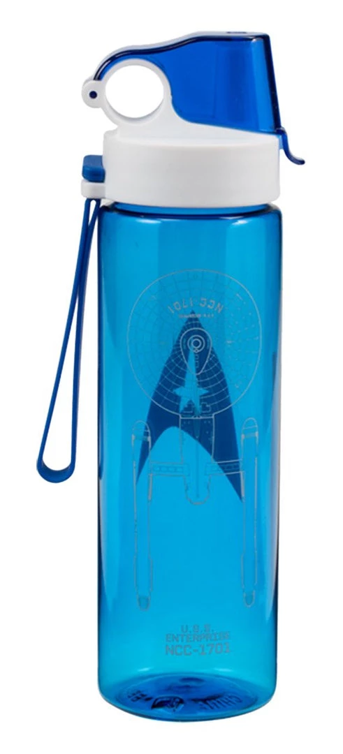 Vandor Star Trek 24 Ounce Tritan Sport Bottle, Blue 3 Vandor Star Trek 24 Ounce Tritan Sport Bottle, Blue