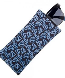 Bioworld Superman Blue Logo Sunglasses With Carry Case