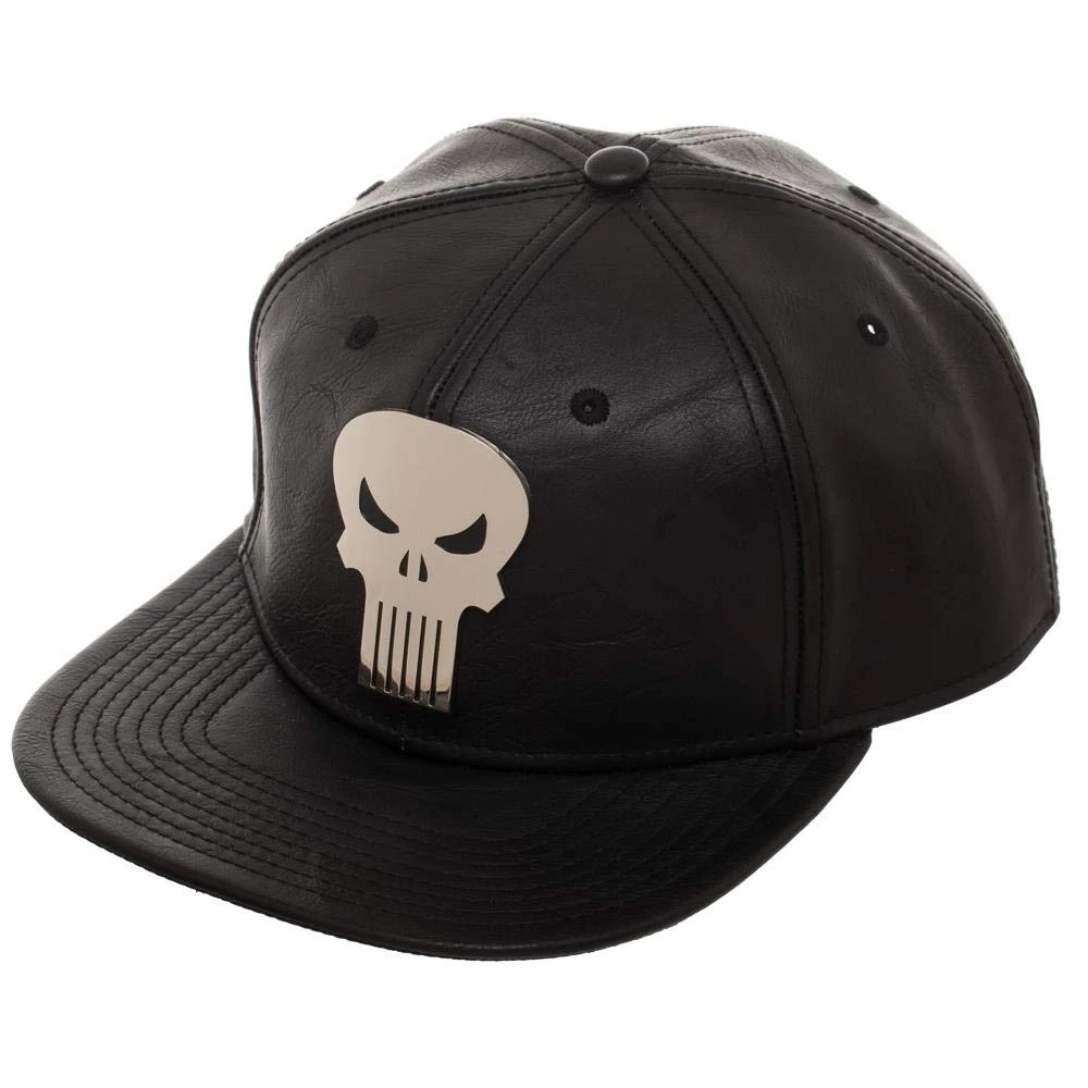 Bioworld Marvel The Punisher Skull Suit Up Snapback Hat 3 Bioworld Marvel The Punisher Skull Suit Up Snapback Hat