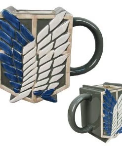 Surreal Entertainment Anime Attack On Titan Survey Corps Emblem 20 Oz. Molded Mug