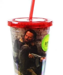 JUST FUNKY Walking Dead Rick Grimes Straw Cup