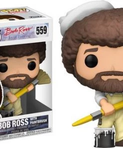 Funko Pop TV: Bob Ross - Bob Ross In Overalls Vinyl Figure Funko Pops!