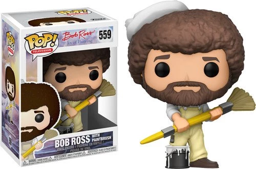 Funko Pop TV: Bob Ross - Bob Ross In Overalls Vinyl Figure Funko Pops! 3 Funko Pop TV: Bob Ross - Bob Ross In Overalls Vinyl Figure Funko Pops!