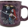 Silver Buffalo The Nightmare Before Christmas Jack & Sally Meant To Be 20oz Ceramic Camper Mug
