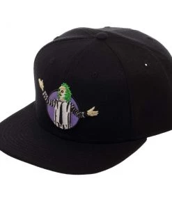Bioworld Beetlejuice Acrylic Wool Snapback Hat Movies