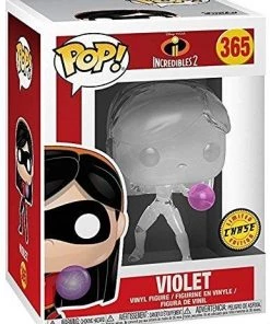 Funko Pop! Disney Pixar: Incredibles 2 - Invisible Violet CHASE Variant Limited Edition Vinyl Figure (Bundled With Pop Box Protector Case) Funko Pops! 11 Funko Pop! Disney Pixar: Incredibles 2 - Invisible Violet CHASE Variant Limited Edition Vinyl Figure (Bundled With Pop Box Protector Case) Funko Pops!
