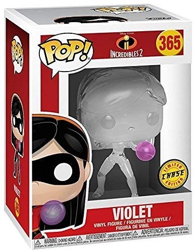 Funko Pop! Disney Pixar: Incredibles 2 - Invisible Violet CHASE Variant Limited Edition Vinyl Figure (Bundled With Pop Box Protector Case) Funko Pops! 6 Funko Pop! Disney Pixar: Incredibles 2 - Invisible Violet CHASE Variant Limited Edition Vinyl Figure (Bundled With Pop Box Protector Case) Funko Pops!