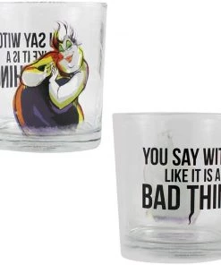 Bioworld Disney Villains 10 Oz. Glass Set Of 4