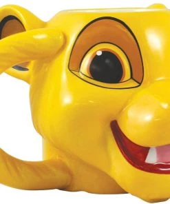 Vandor Disney The Lion King Simba Sculpted Ceramic 16 Oz Mug