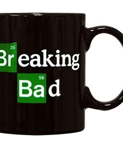 JUST FUNKY Breaking Bad Yellow Moth Ceramic Coffee Mug TV Series