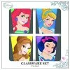 Silver Buffalo Disney Princess Faces Colored Mini Glass Set (4 Pack) 1 Silver Buffalo Disney Princess Faces Colored Mini Glass Set (4 Pack)