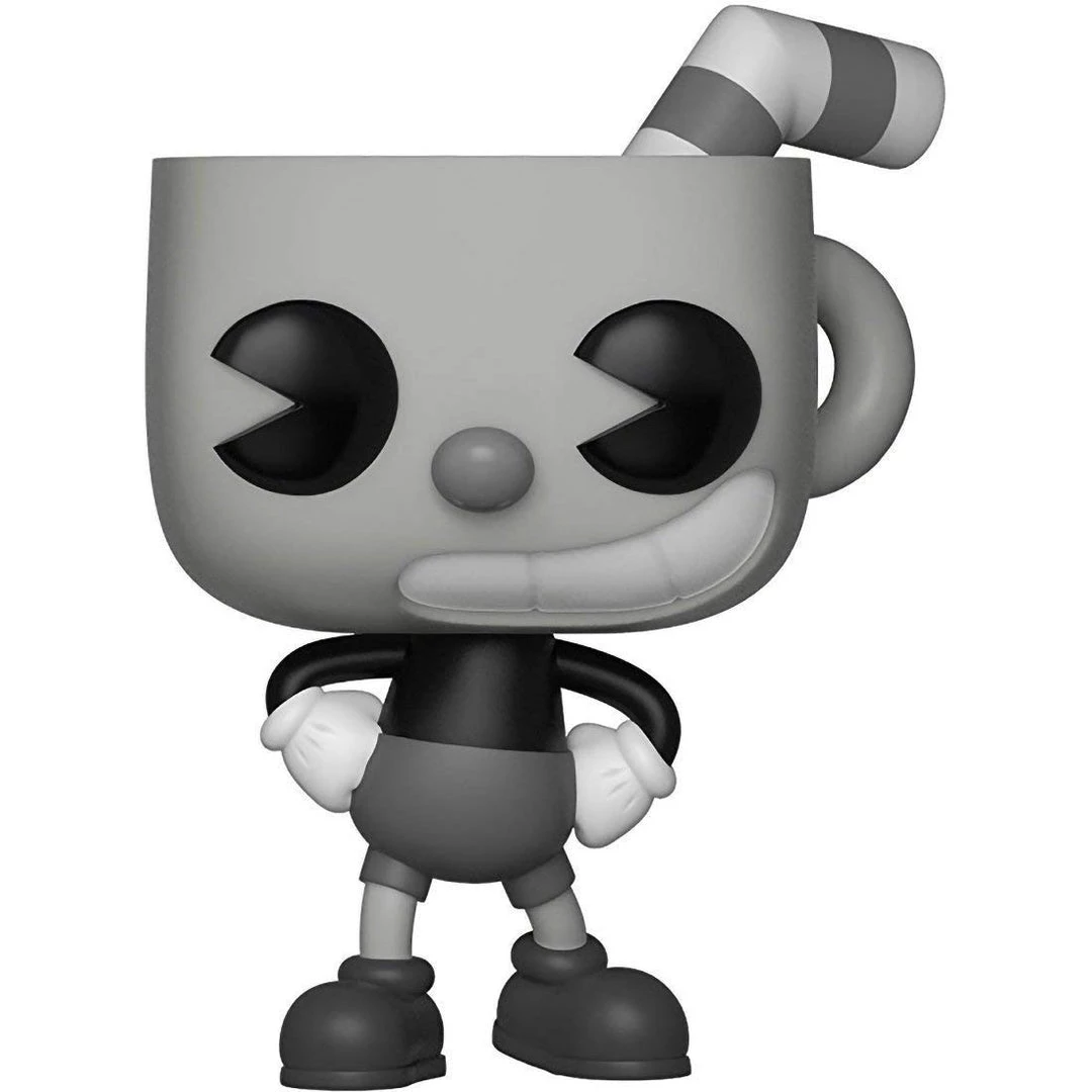 Funko Pop! Games: Cuphead - Cuphead Black And White CHASE Variant Limited Edition Vinyl Figure (Bundled With Pop Box Protector Case) Funko Pops! 9 Funko Pop! Games: Cuphead - Cuphead Black And White CHASE Variant Limited Edition Vinyl Figure (Bundled With Pop Box Protector Case) Funko Pops!